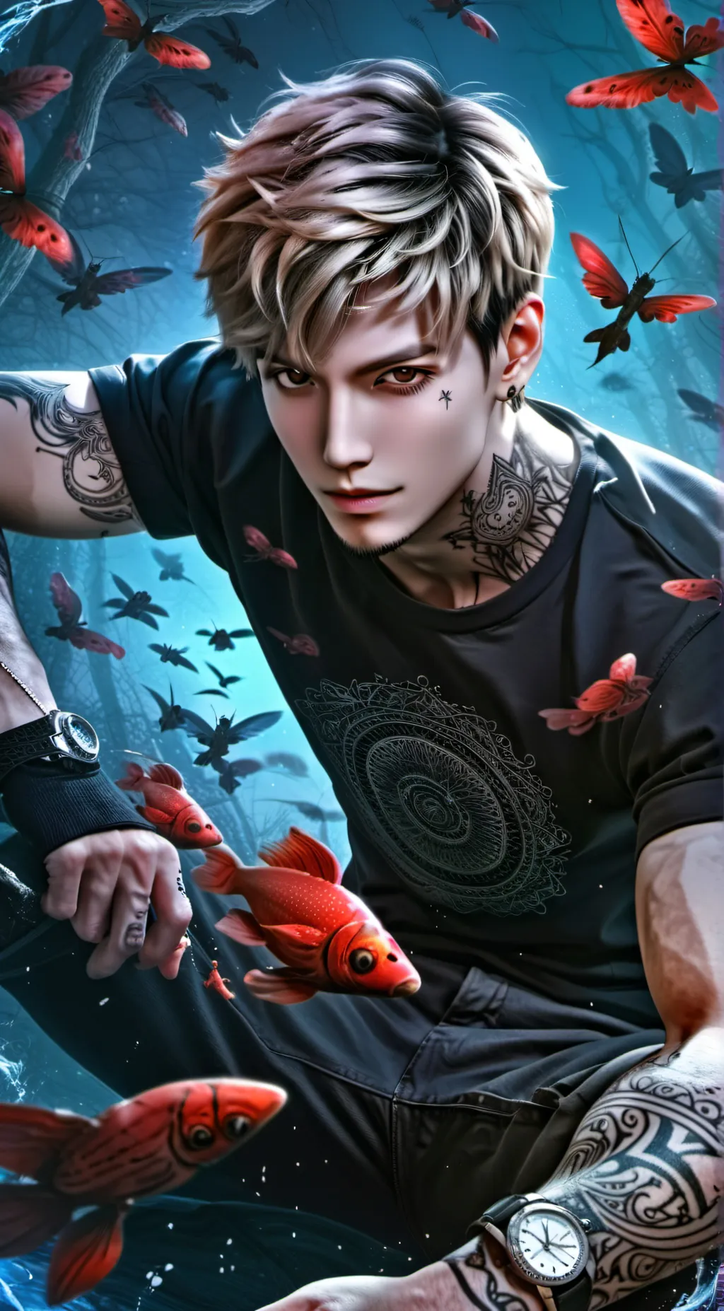 ai character: Archer background