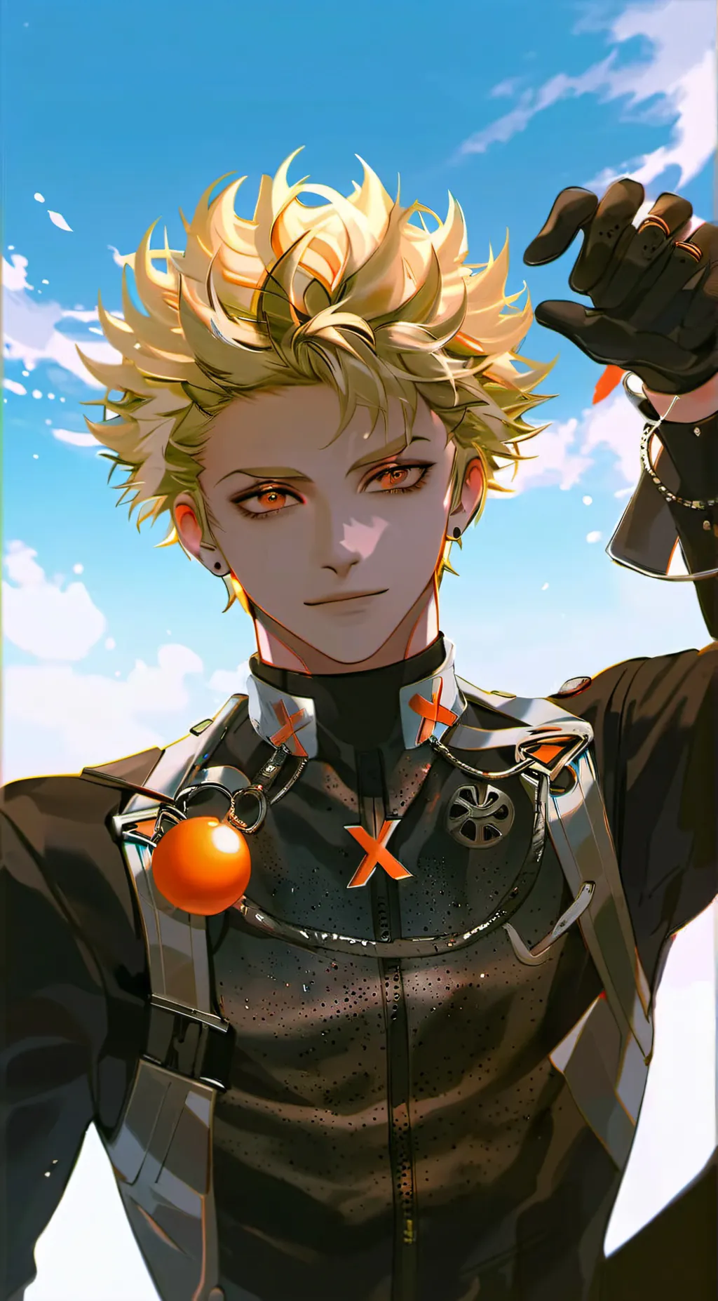 ai character: Hero Katsuki background