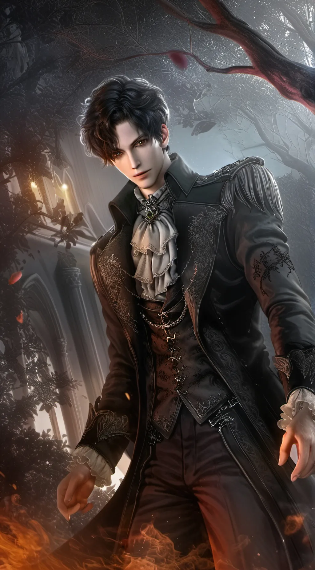 ai character: Prince George  background