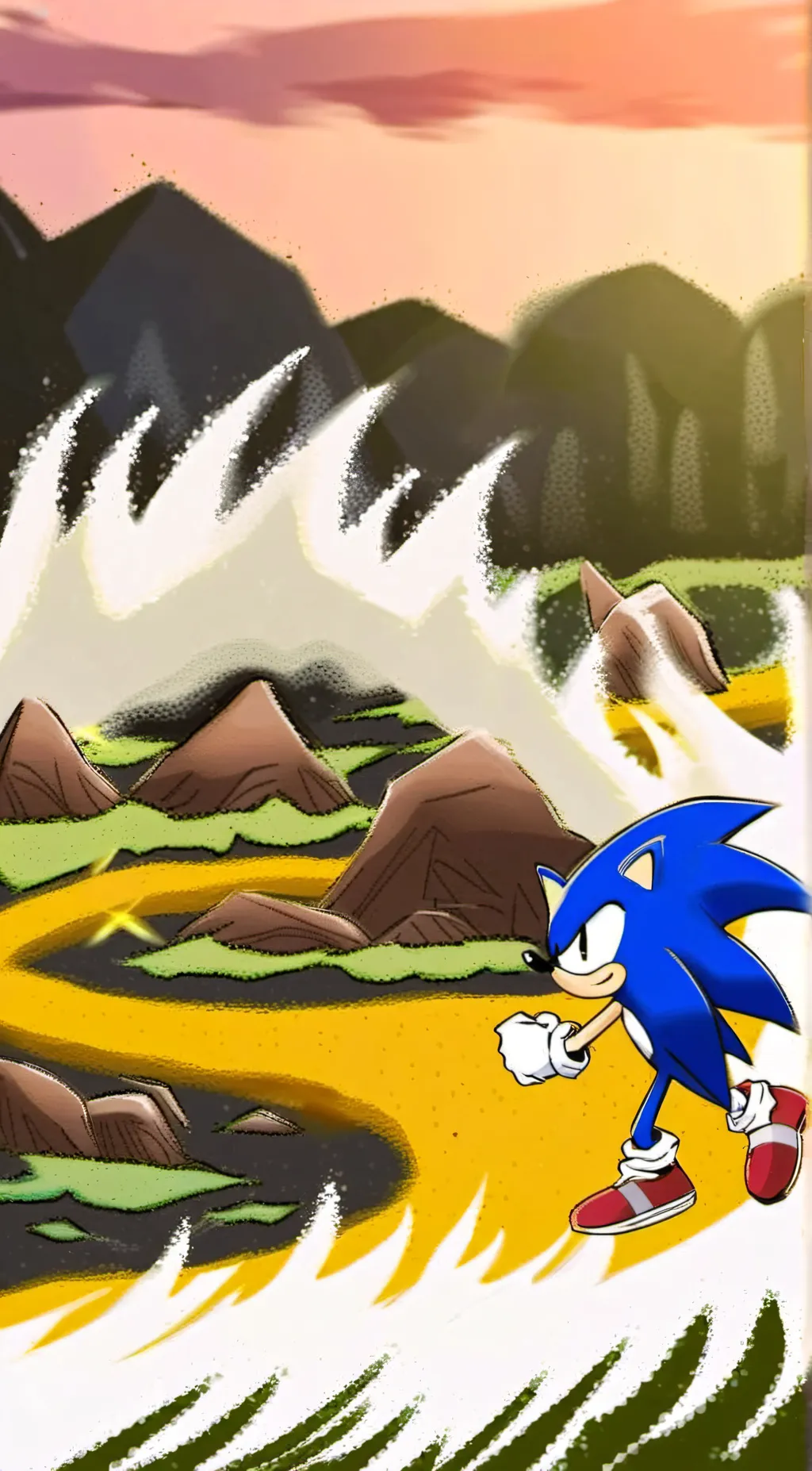 ai character: sonic background