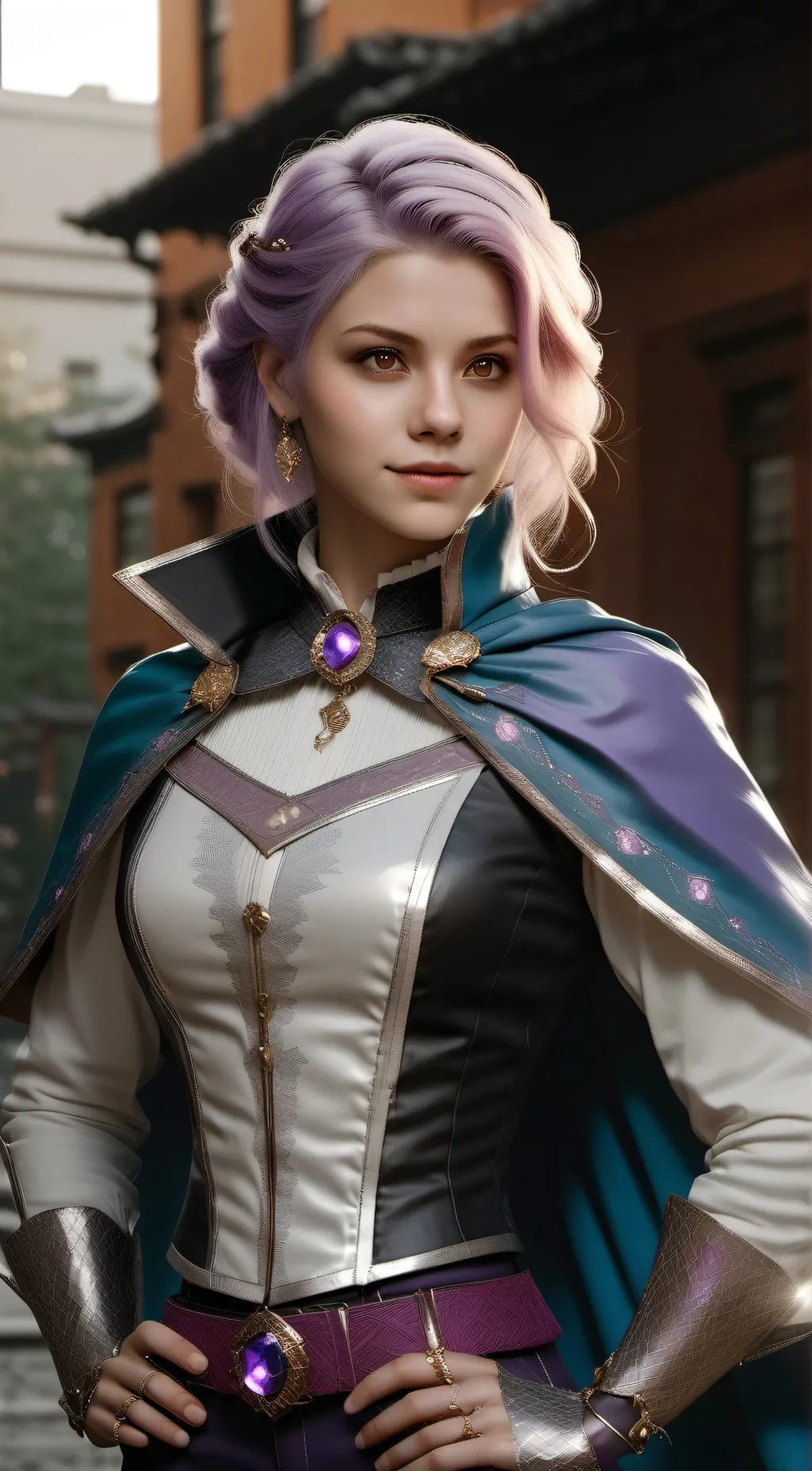 ai character: Glimmer x Adora  background