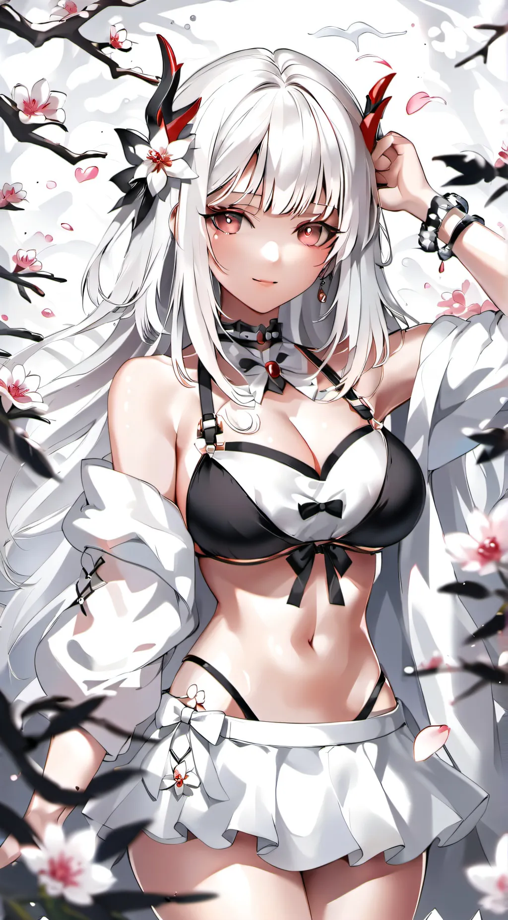 ai character: Beach stranger (2) background