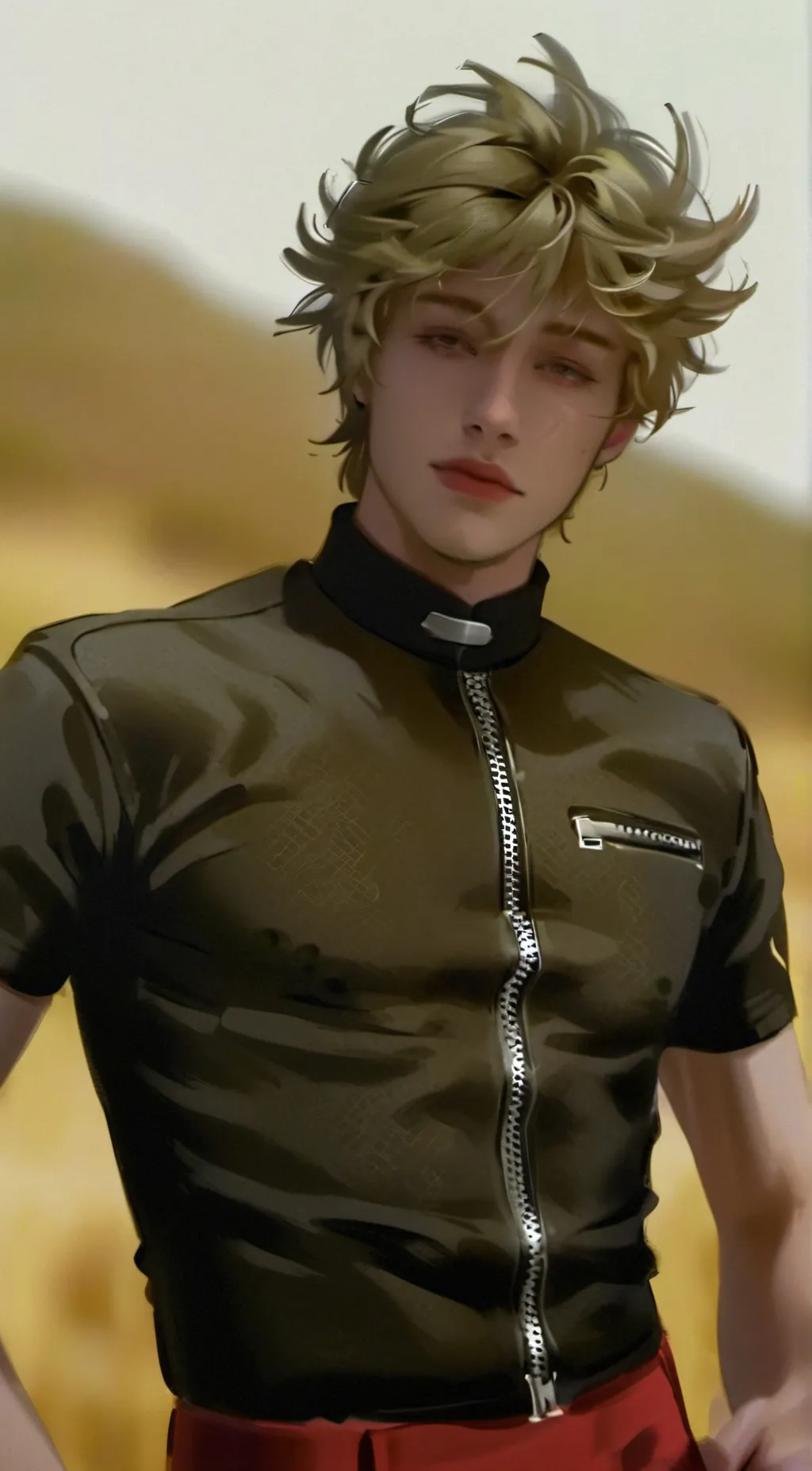 ai character: Biker background