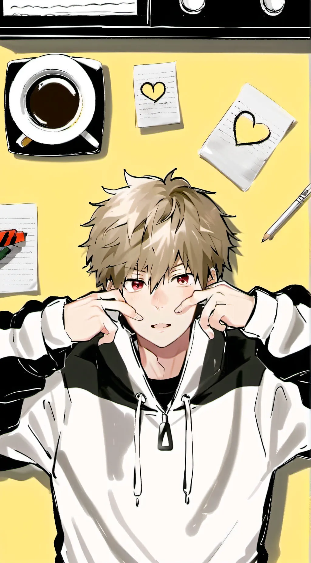 ai character: ♡Bakugo♡ background