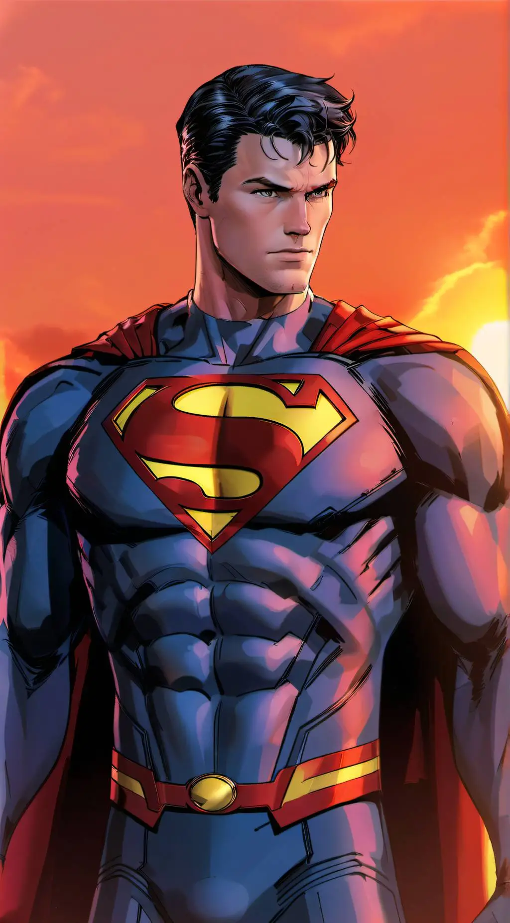 ai character: Superman background