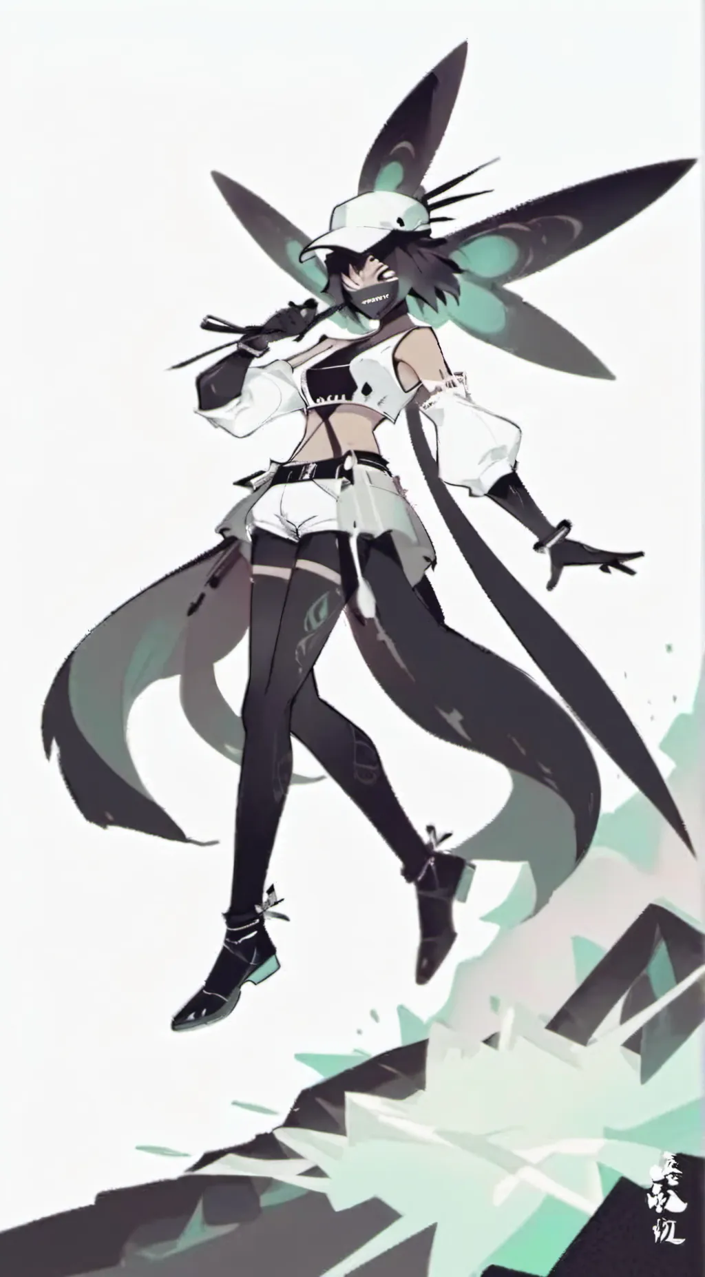 ai character: Miss Travel  background