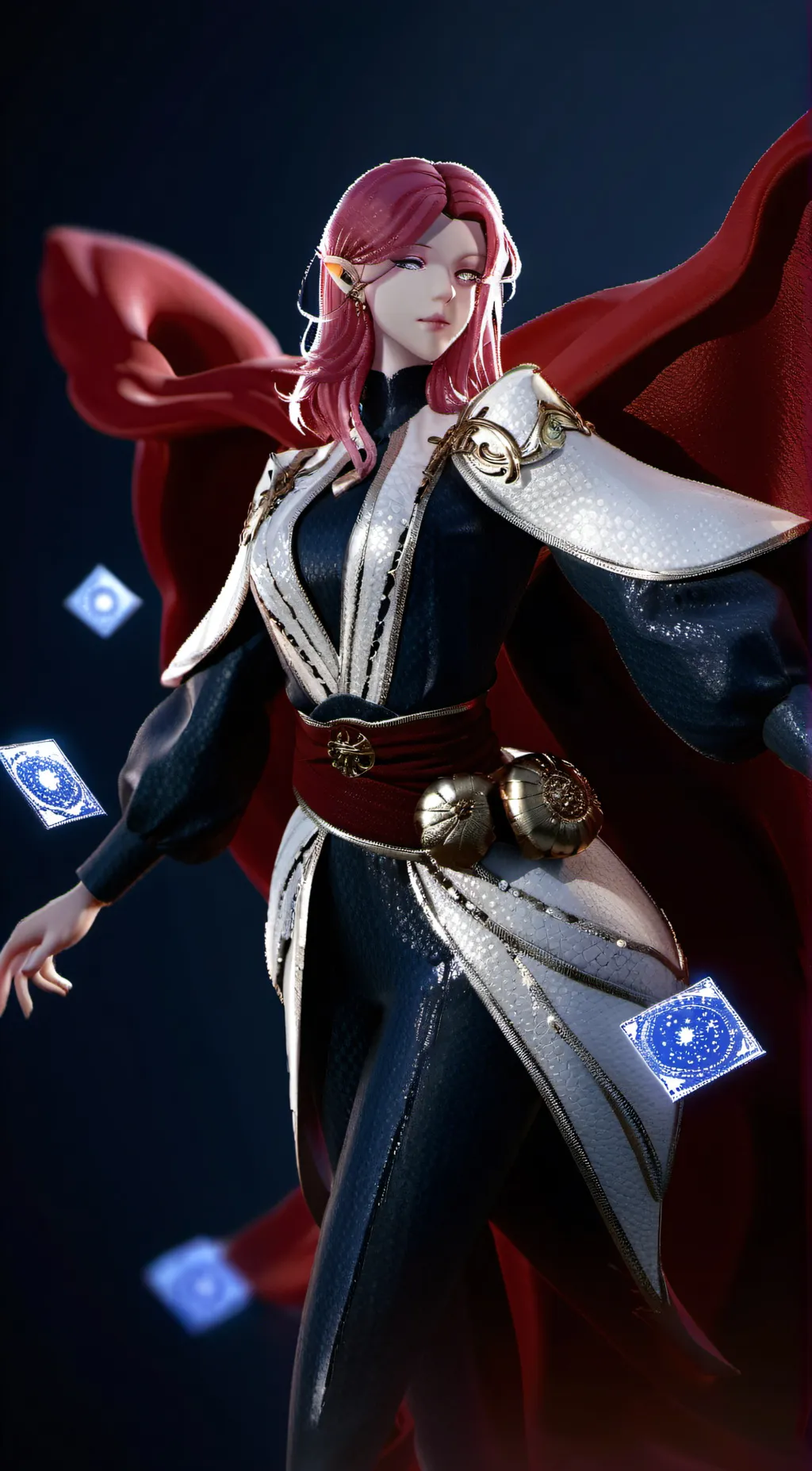 ai character: Demon queen background
