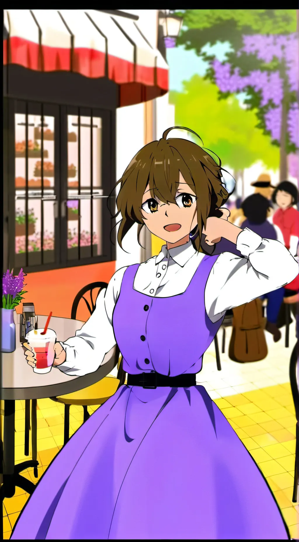 ai character: Brooke-hb2yb  background