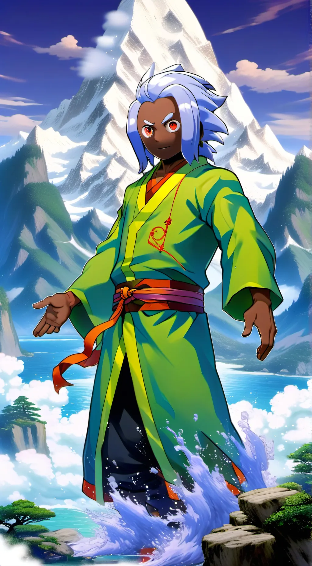 ai character: Great Sage Ocho  background