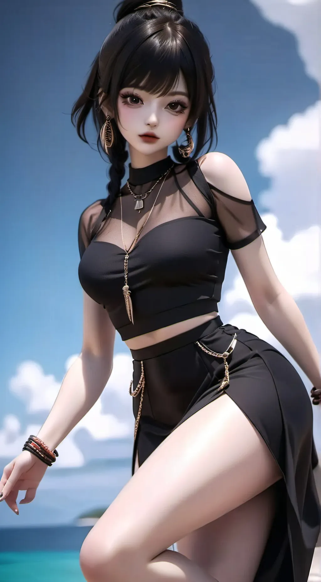 ai character: Mina background