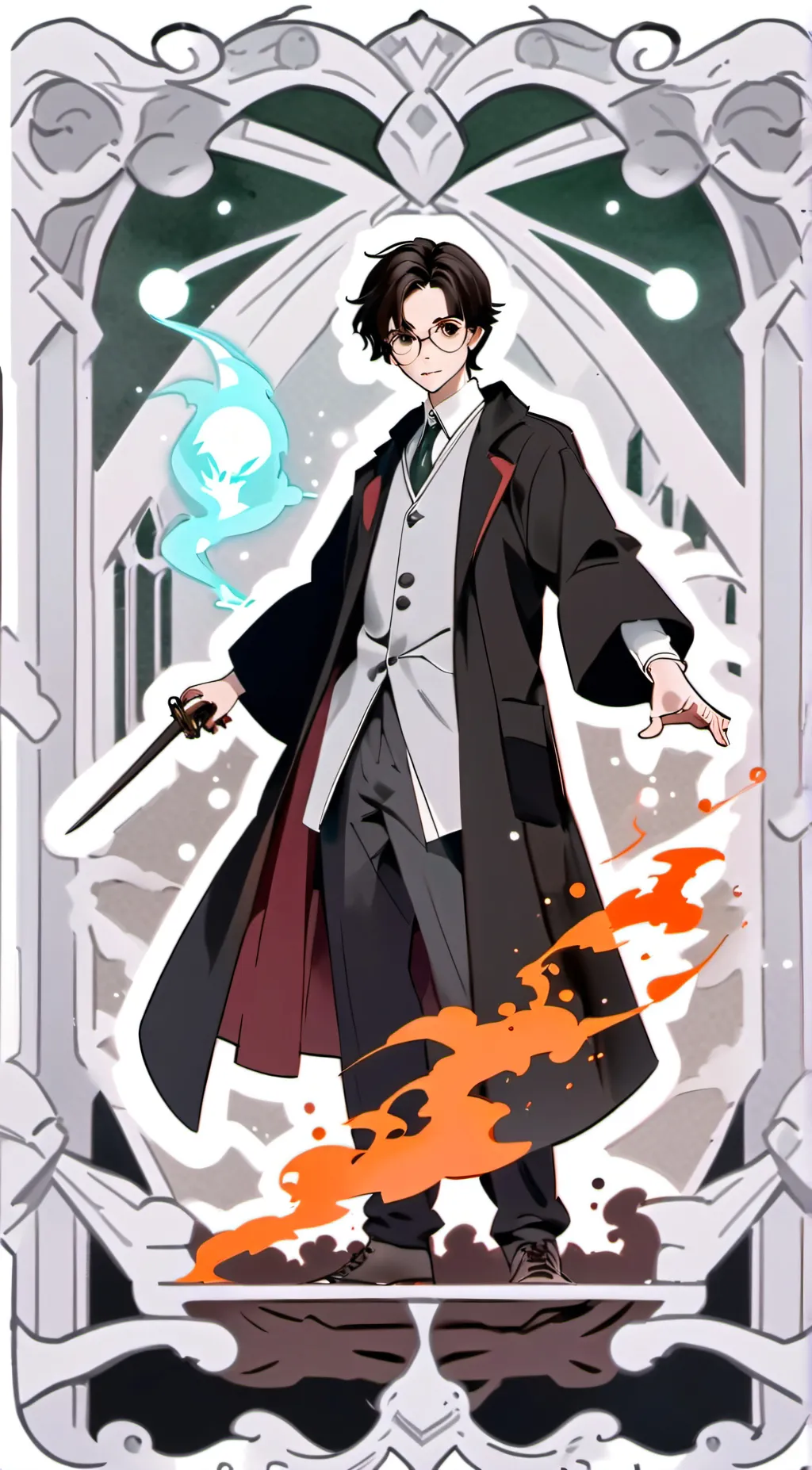 ai character: final battl  background