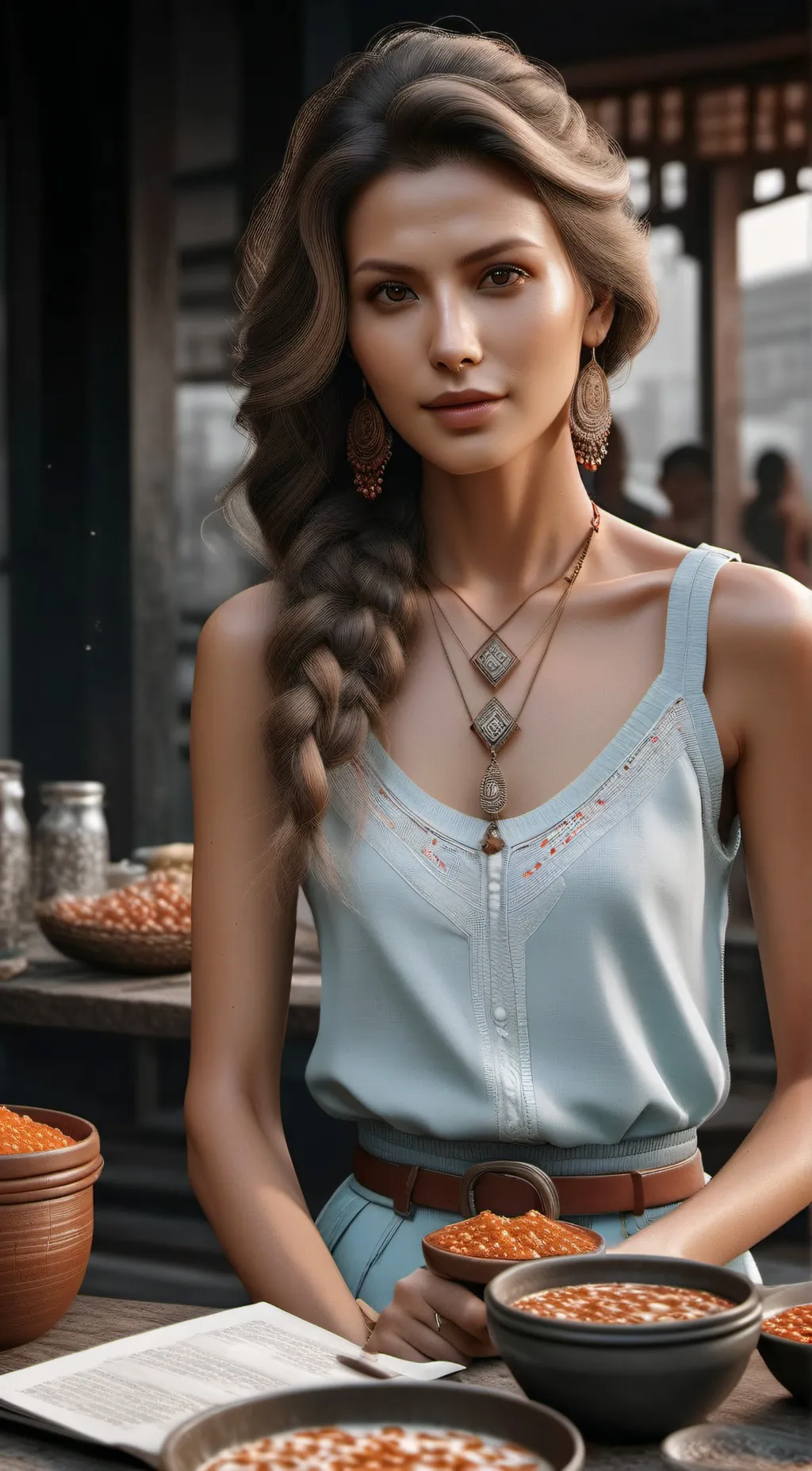 ai character: Evalyn background
