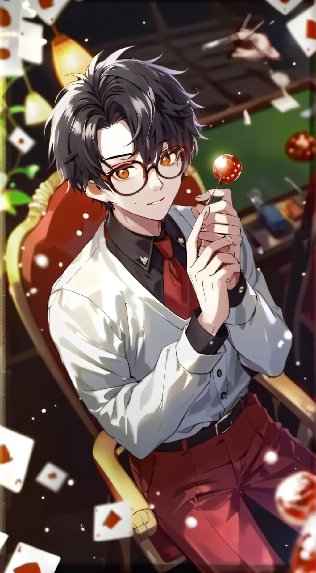 ai character: Max background