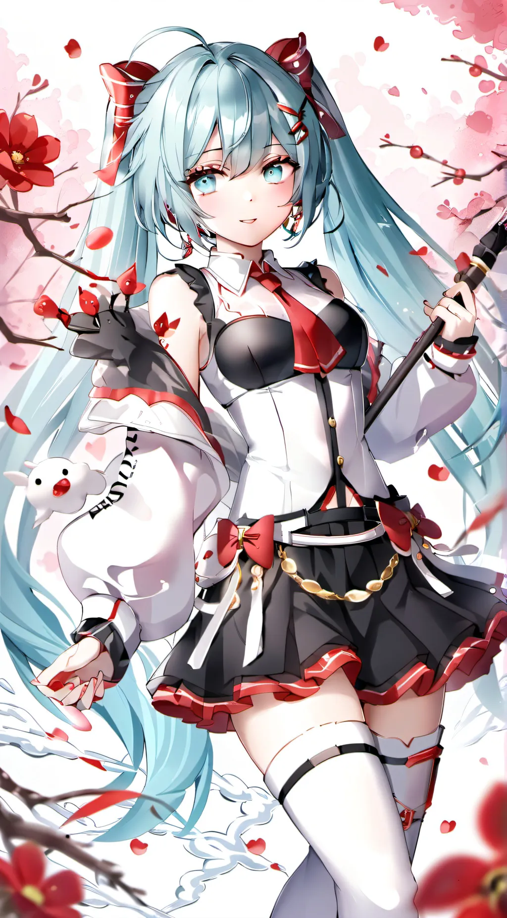 ai character: HATSUNE background
