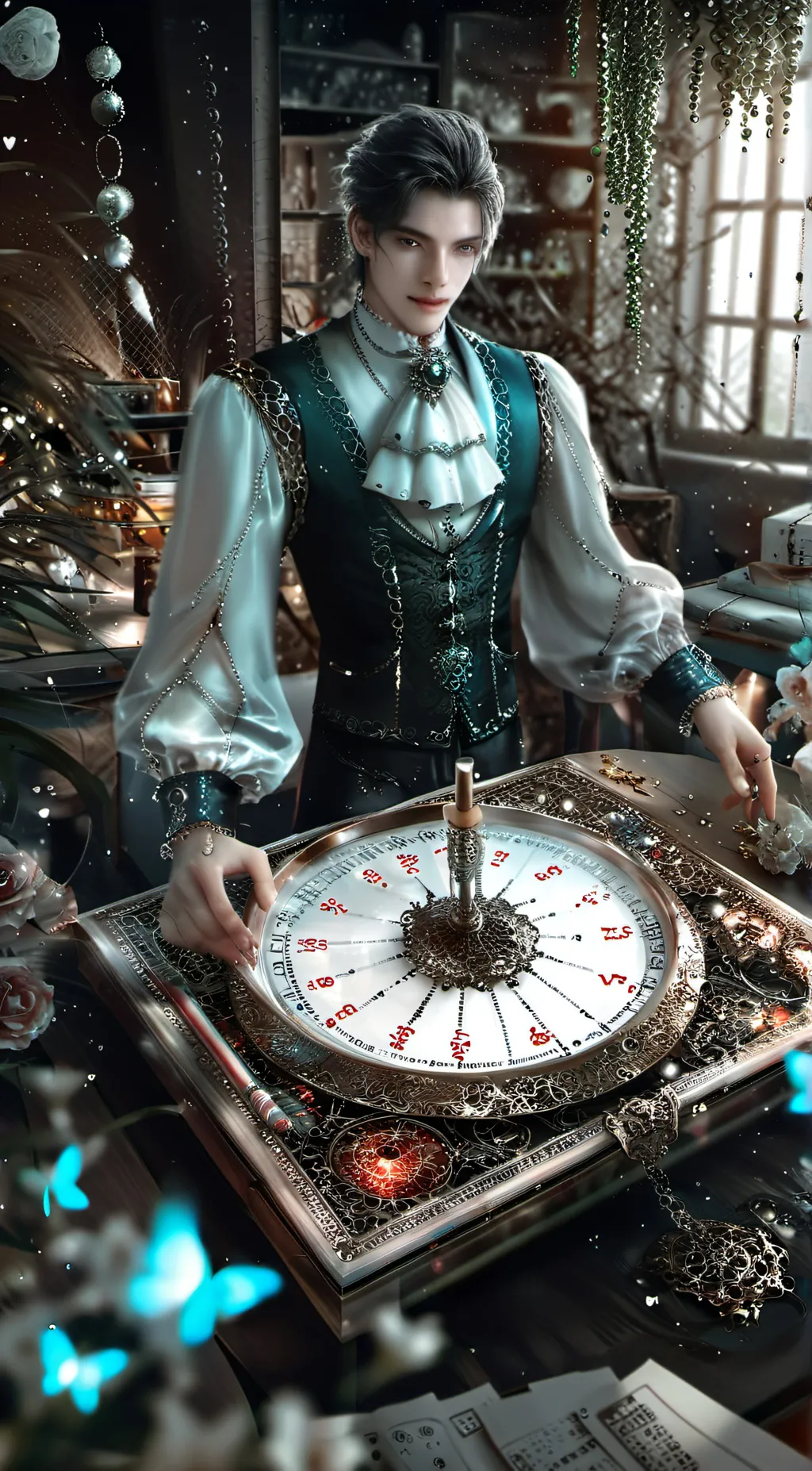 ai character: Love calculator  background