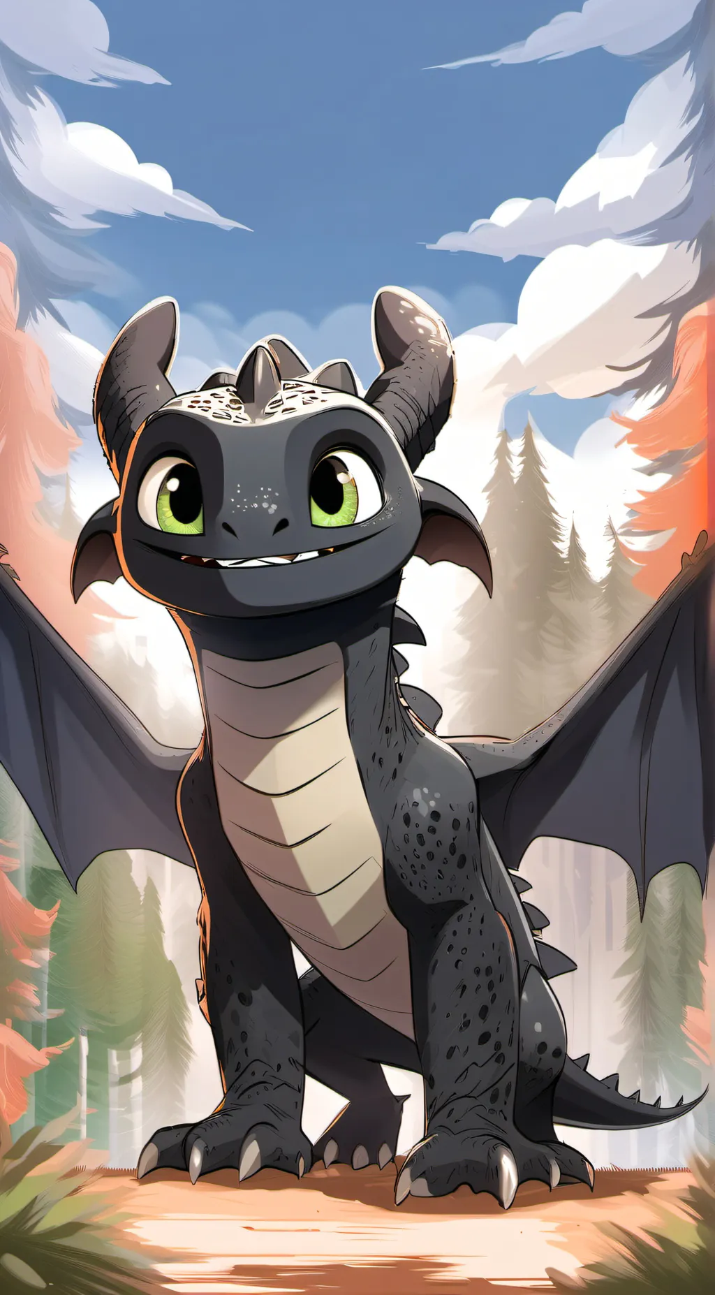 ai character: HTTYD :3 background