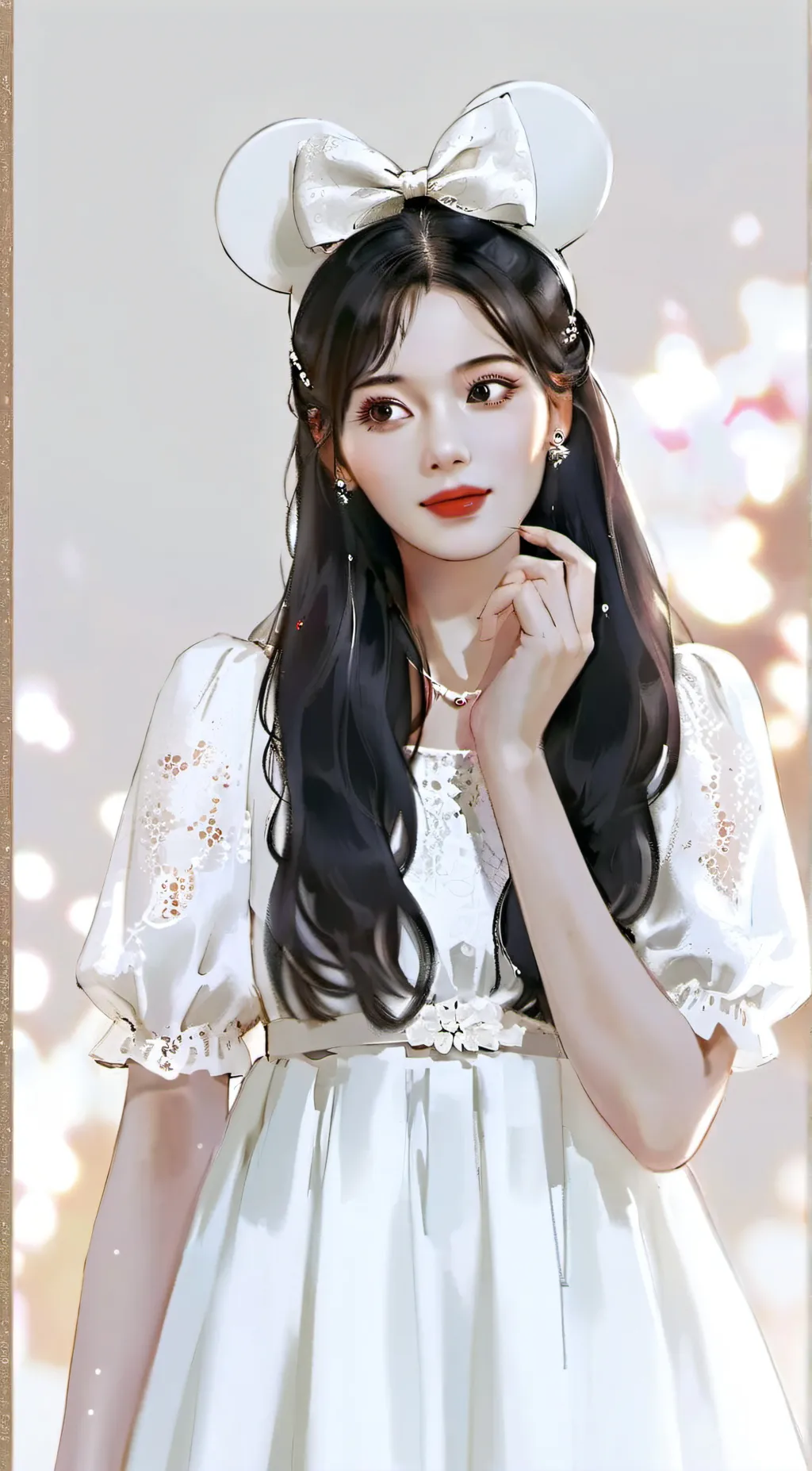 ai character: Hyuna  background