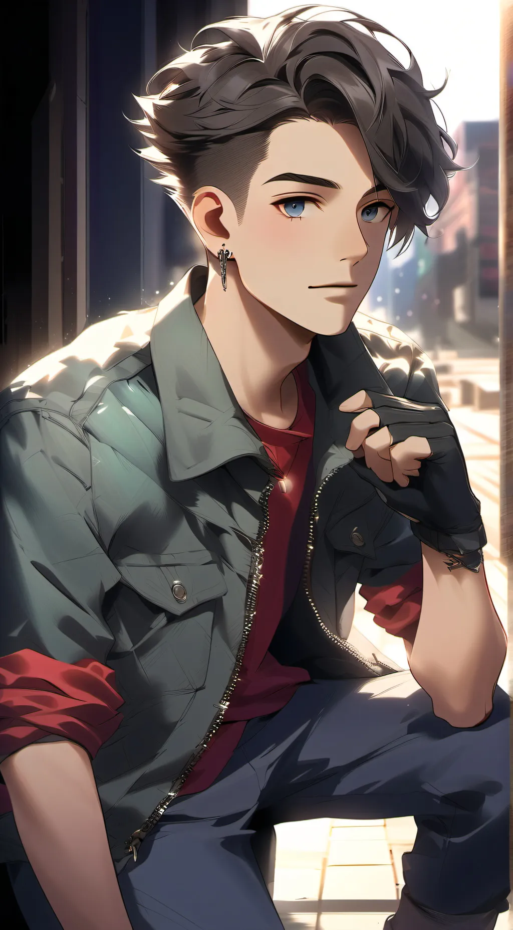 ai character: Cole background