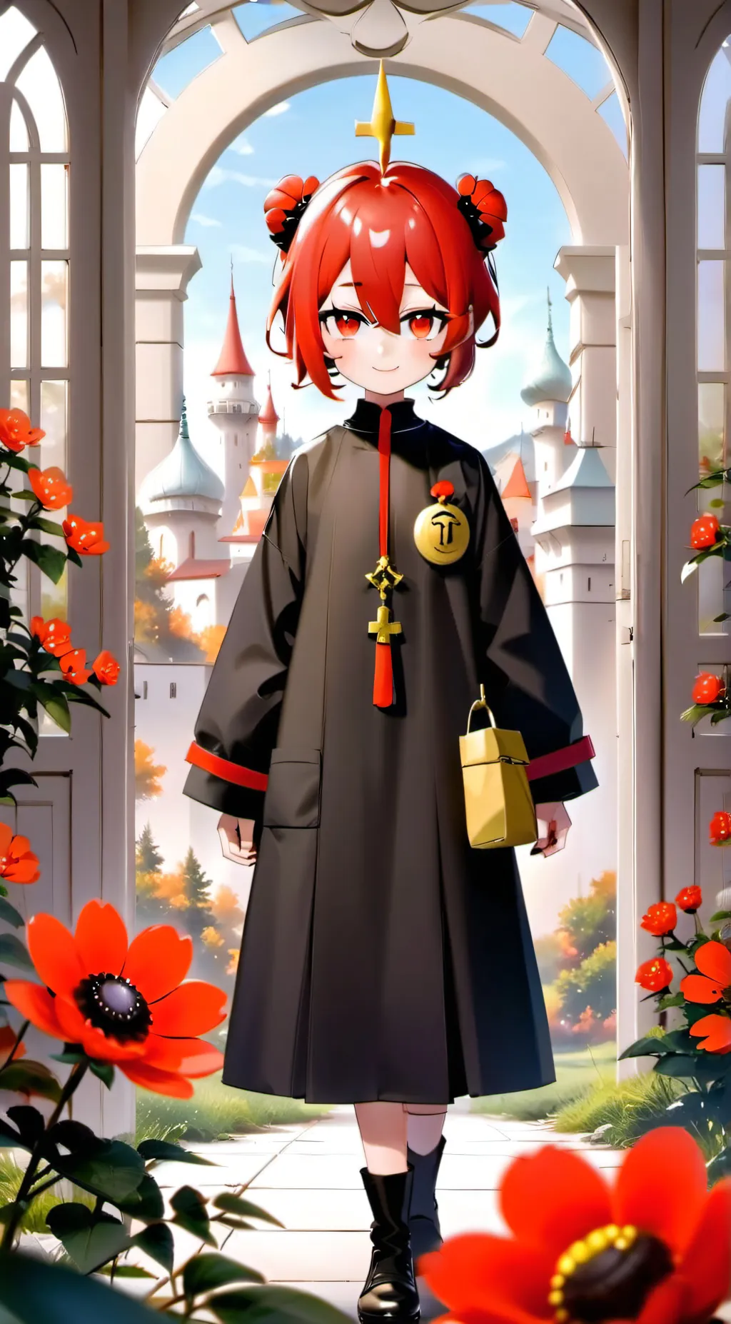 ai character: Kasane Teto. background