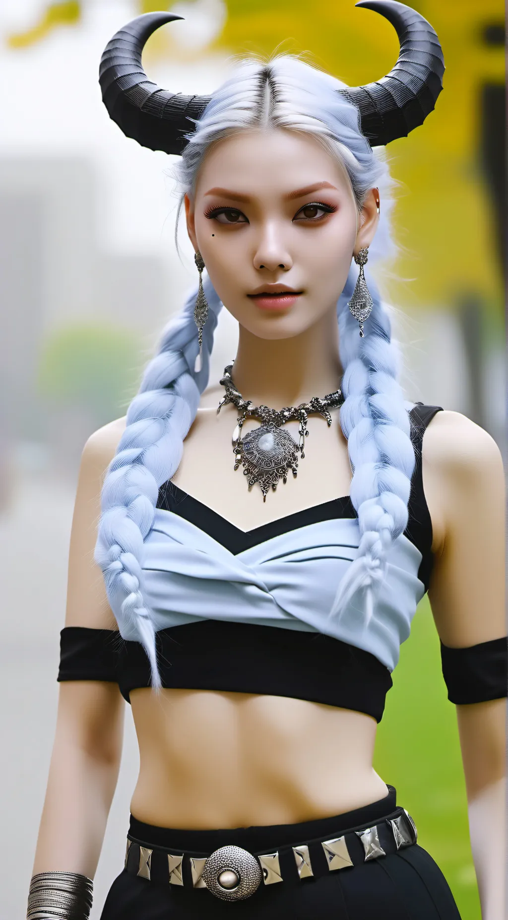 ai character: Hailey  background