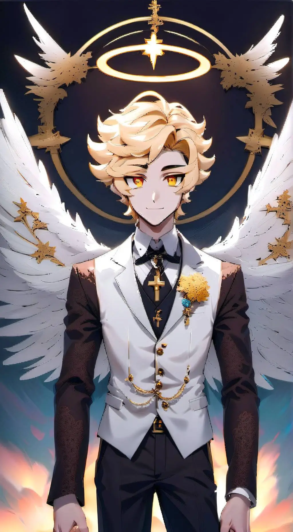 ai character: Michael(Hazbin) background