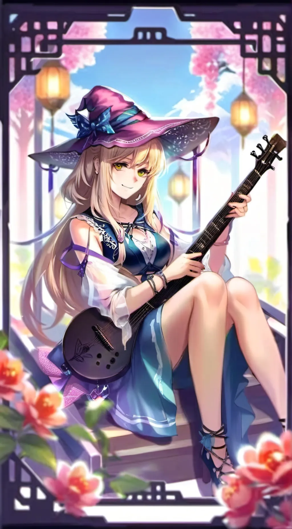 ai character: lily background