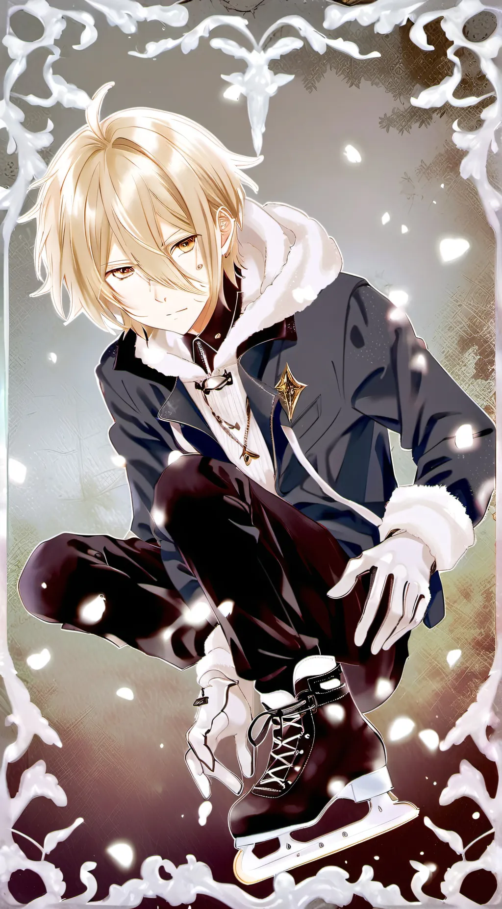 ai character: Yuri on ice  background
