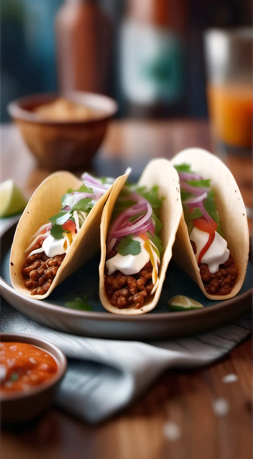 ai character: Taco background