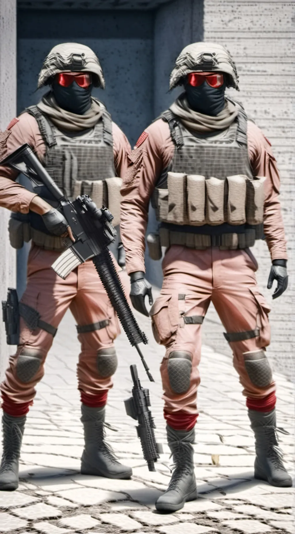 ai character: Your two soldiers background