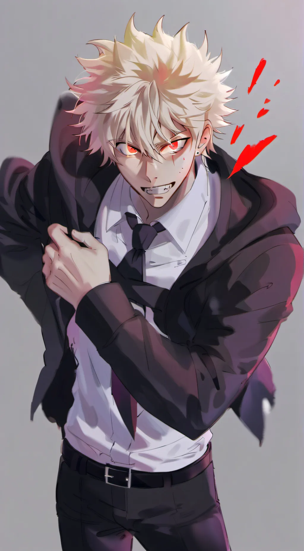 ai character: vampire Bakugo background