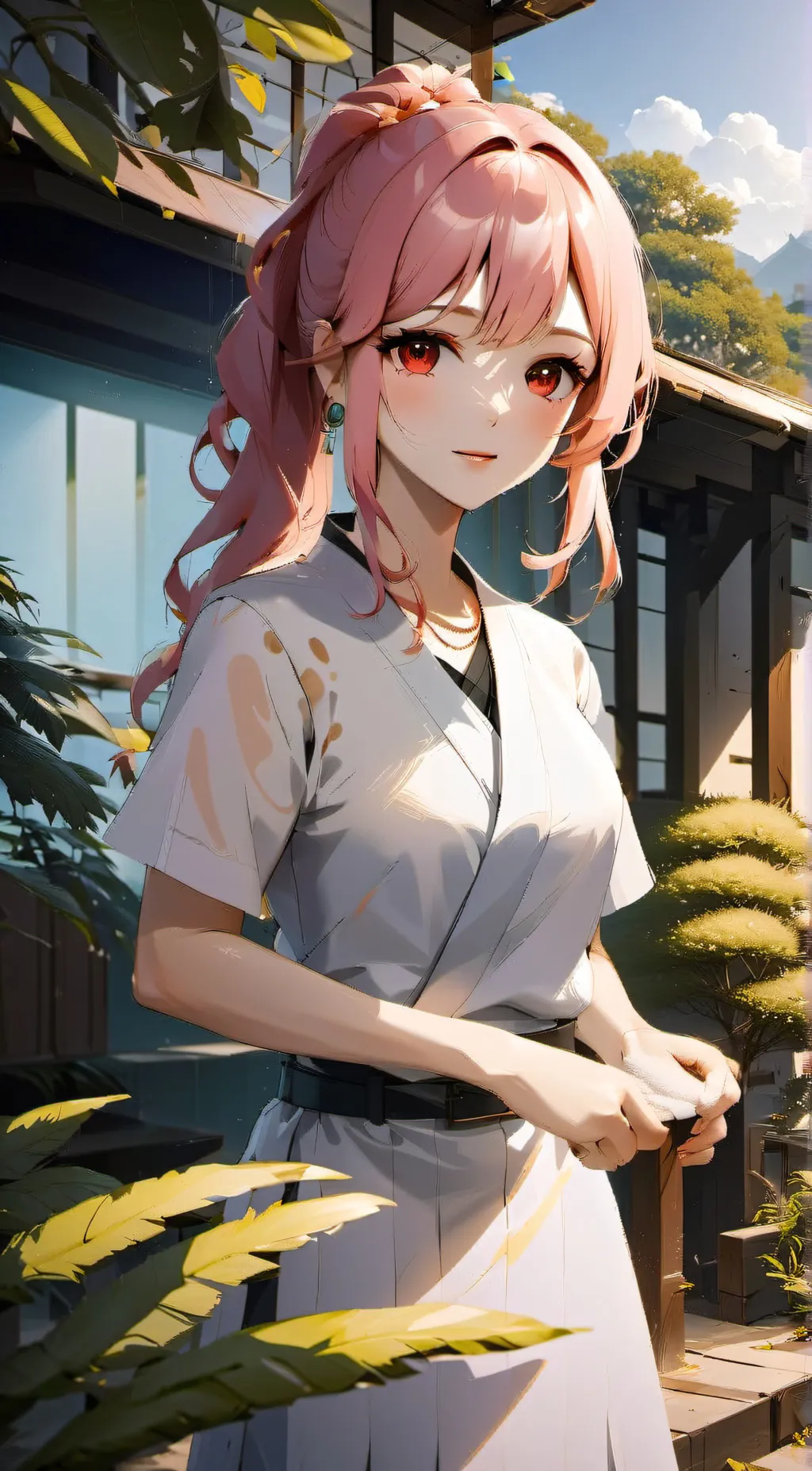 ai character: Luna background