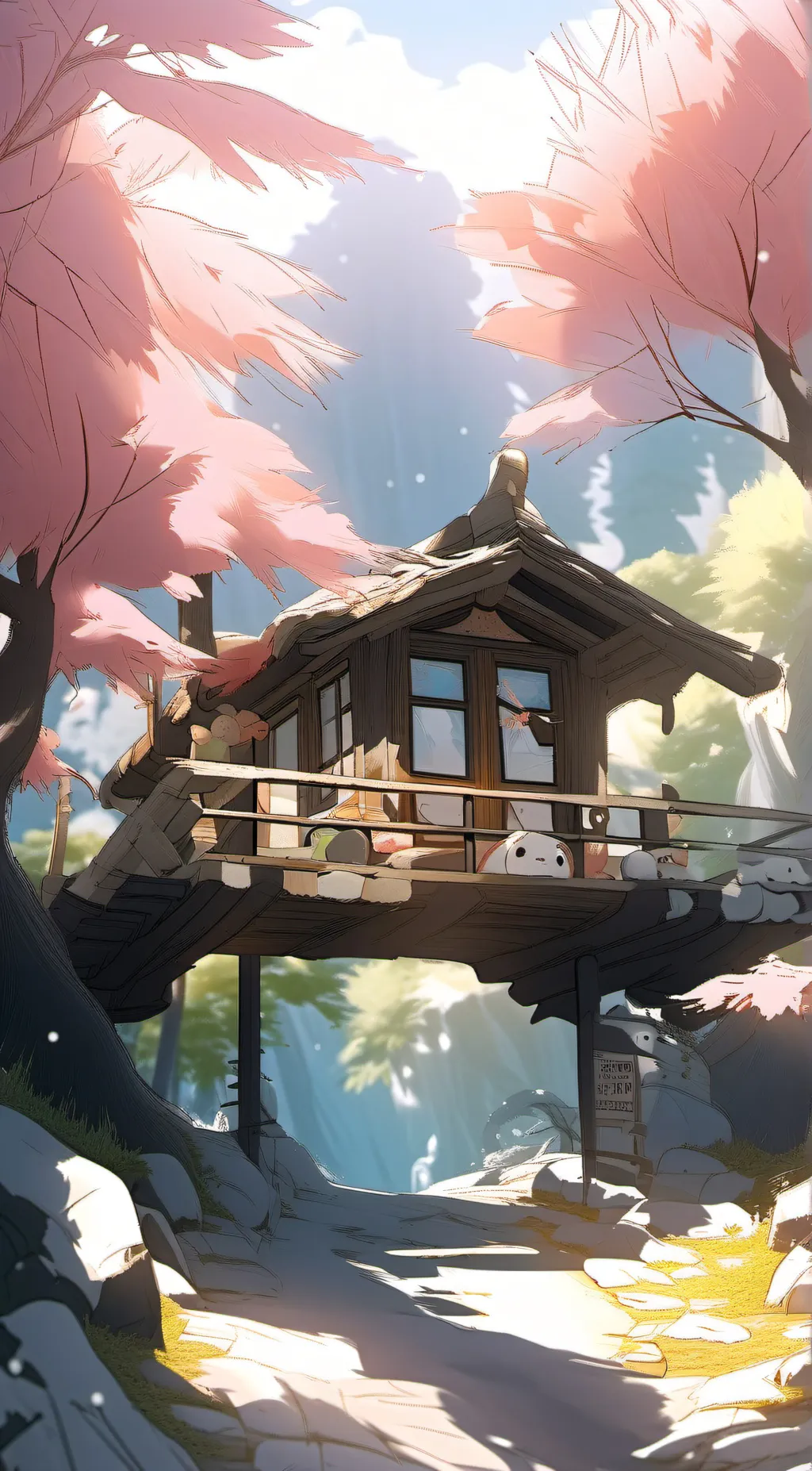 ai character: fluffy world background