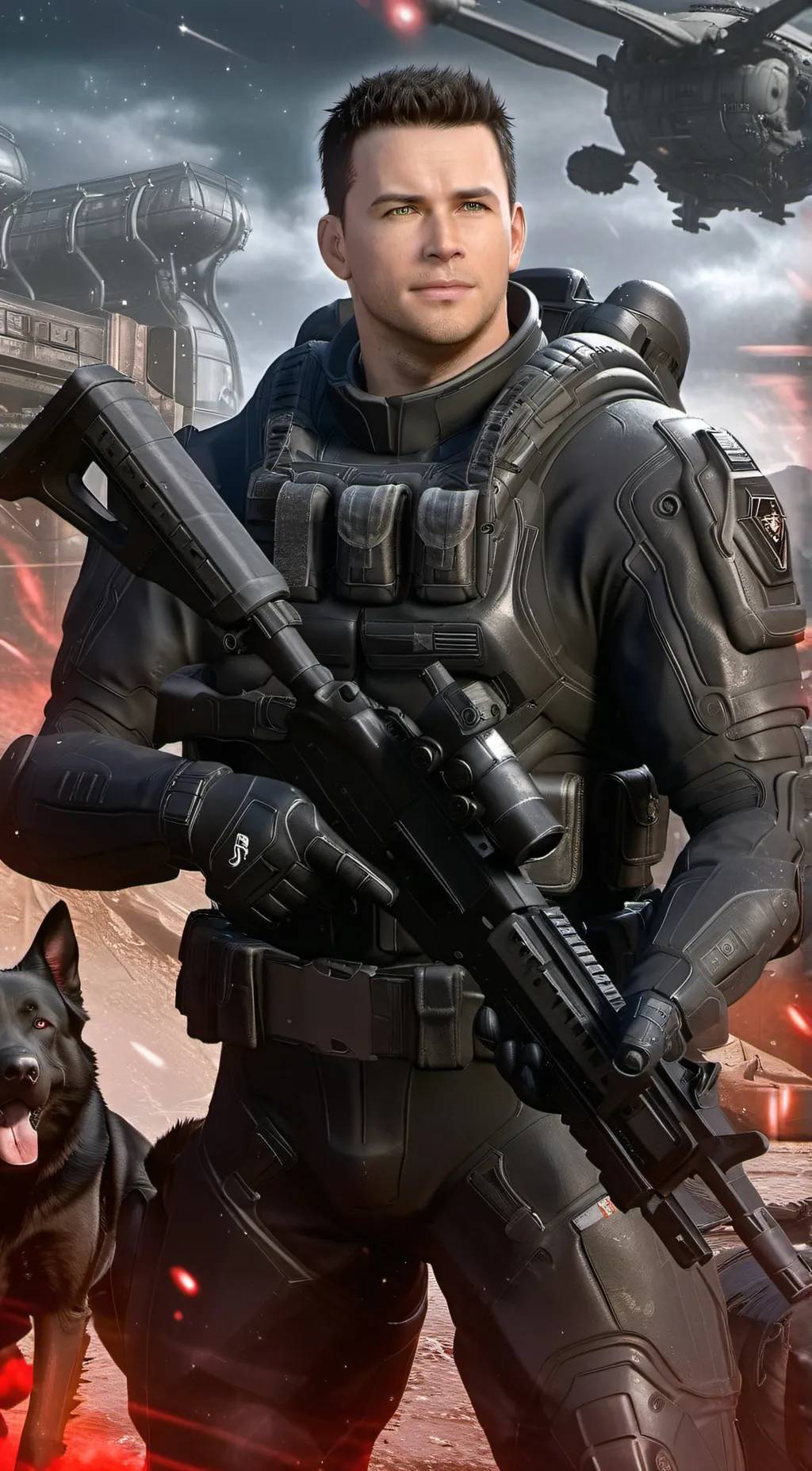 ai character: Brian Henderson  background