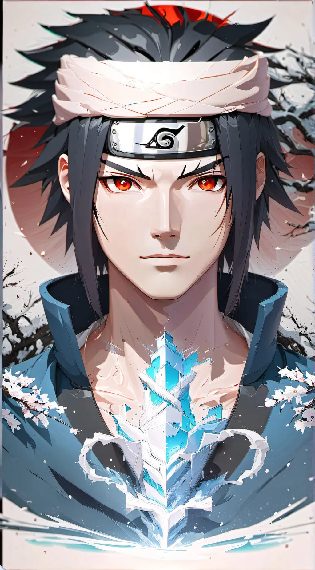 ai character: Sasuke Uchiha background