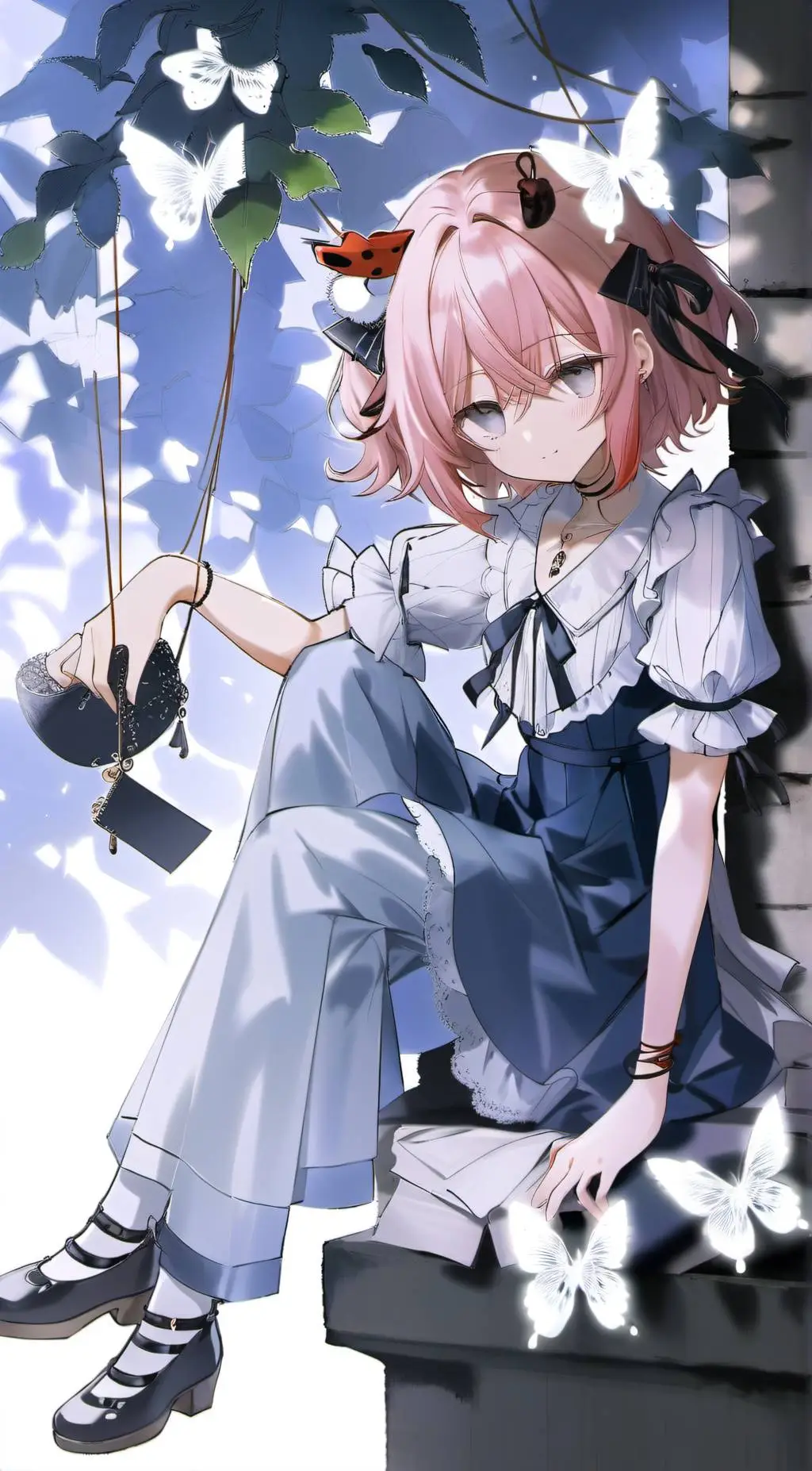 ai character: Flores background