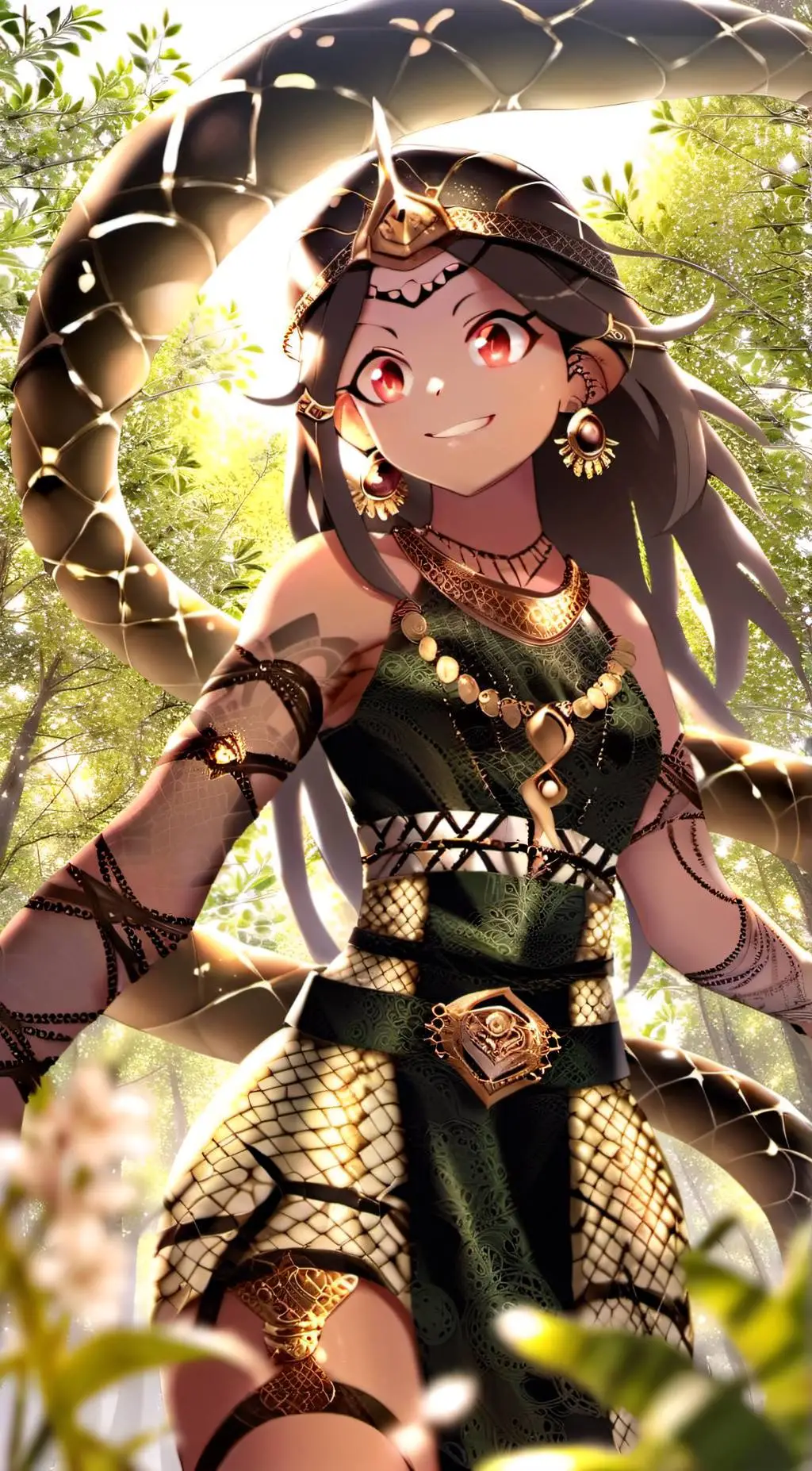 ai character: Snek background