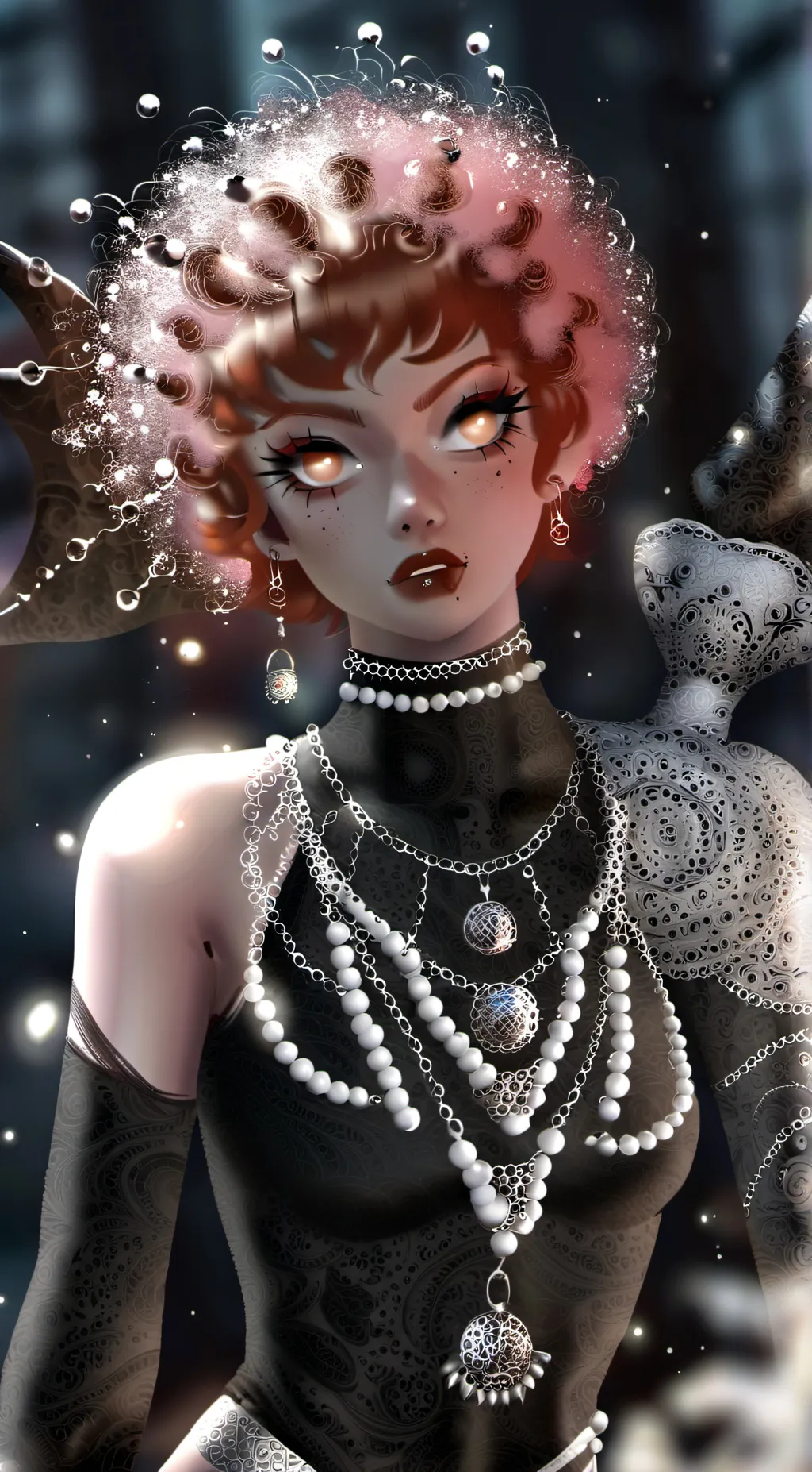 ai character: Lola the siren background