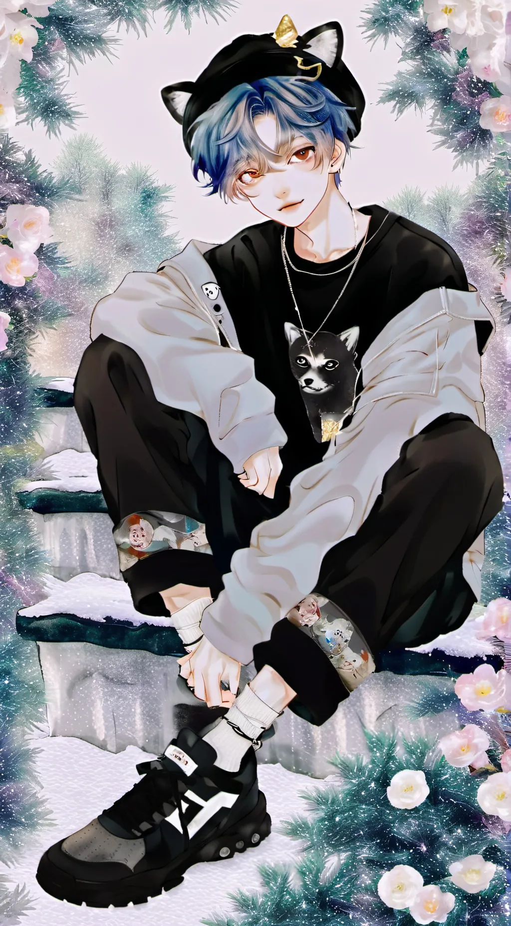 ai character: Chris ur Bestie <3 background