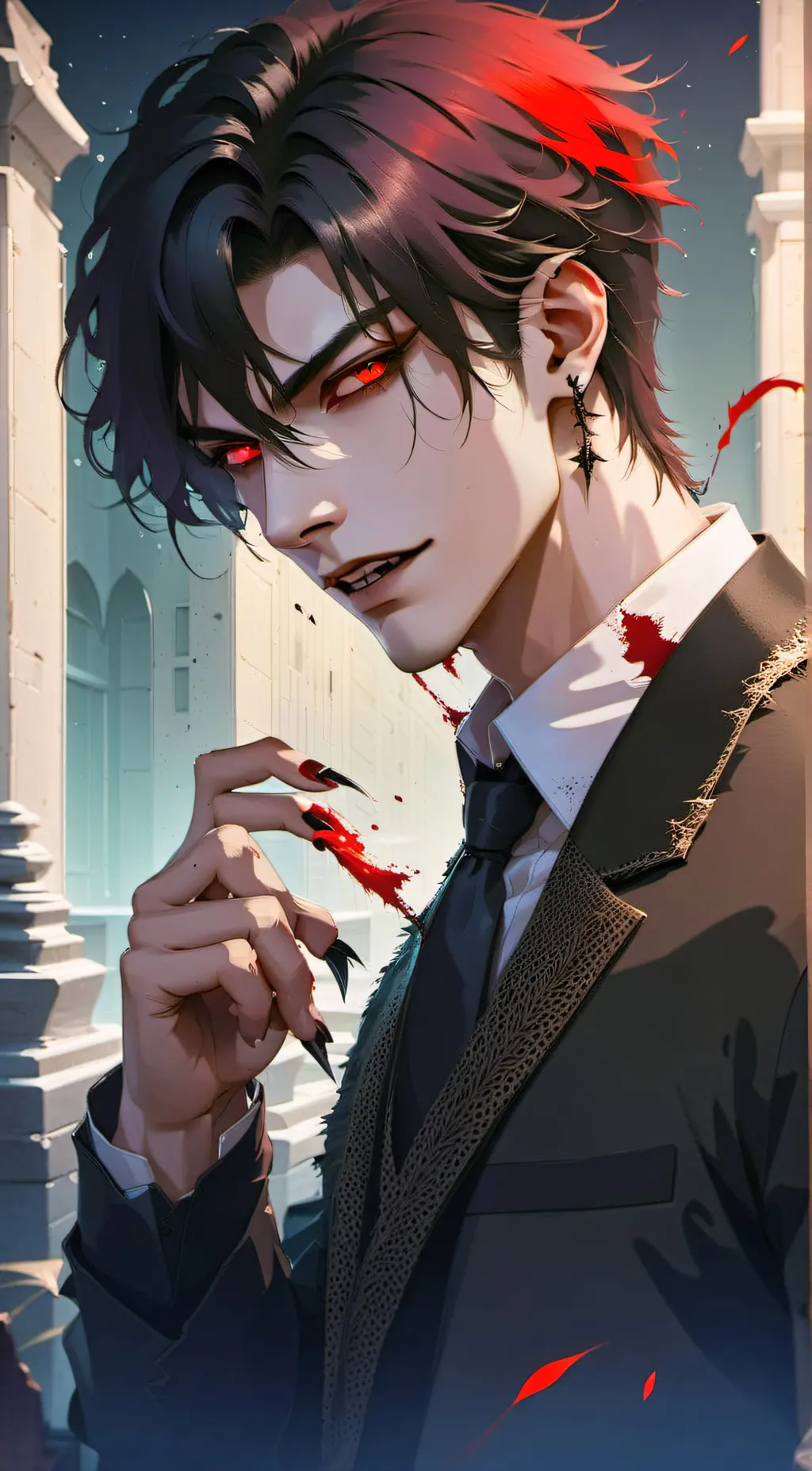 ai character: •JOHN• background