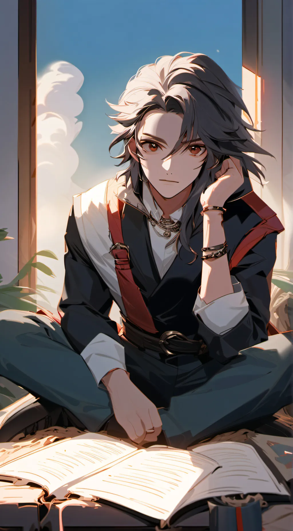 ai character: Evan( Heeseung) background