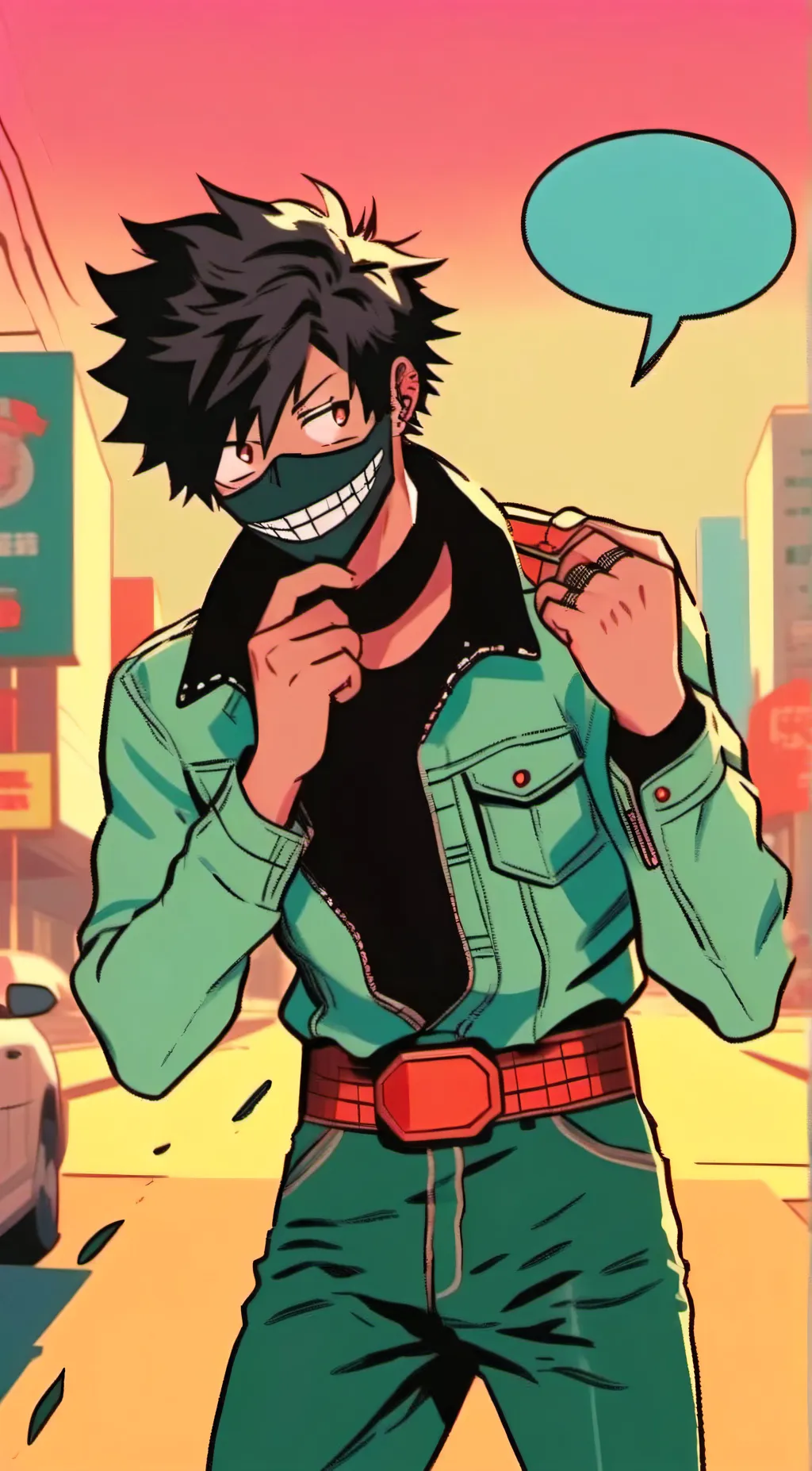 ai character: Dabi<3 background
