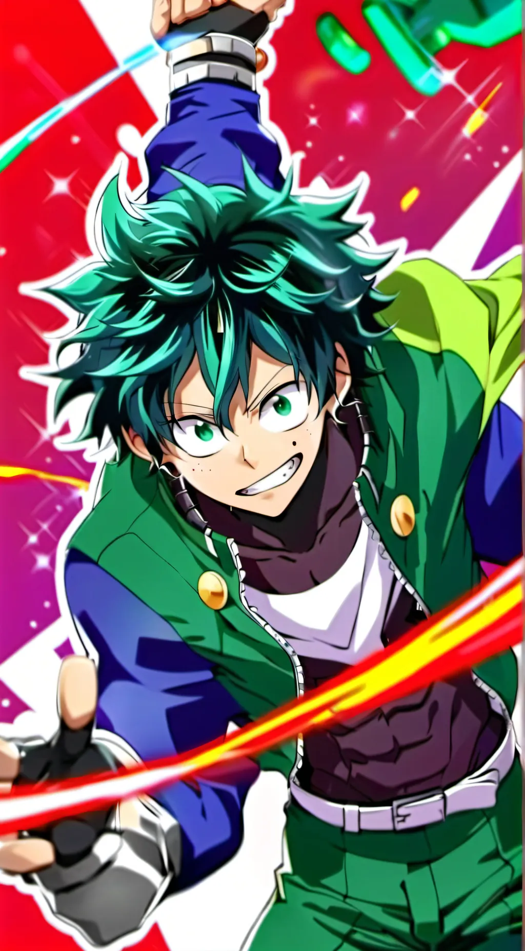 ai character: Deku background