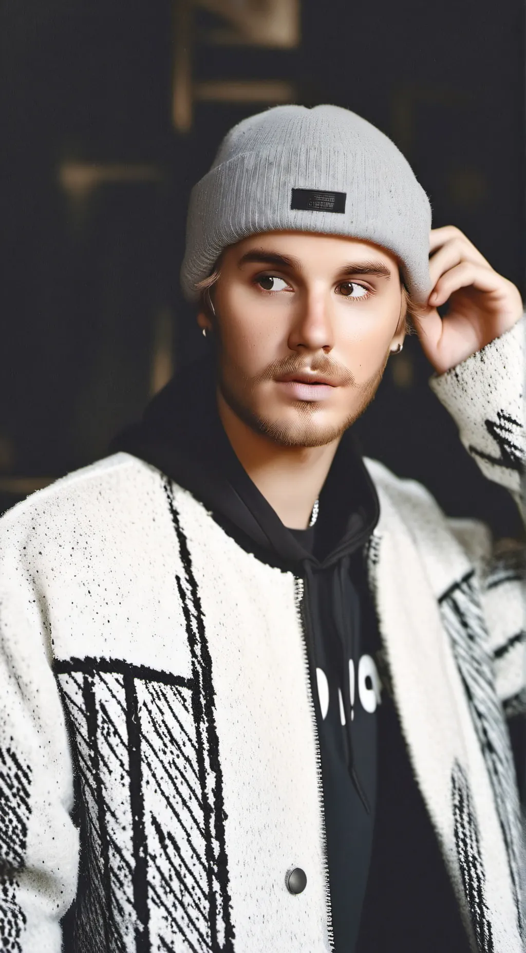 ai character: Justin Bieber  background