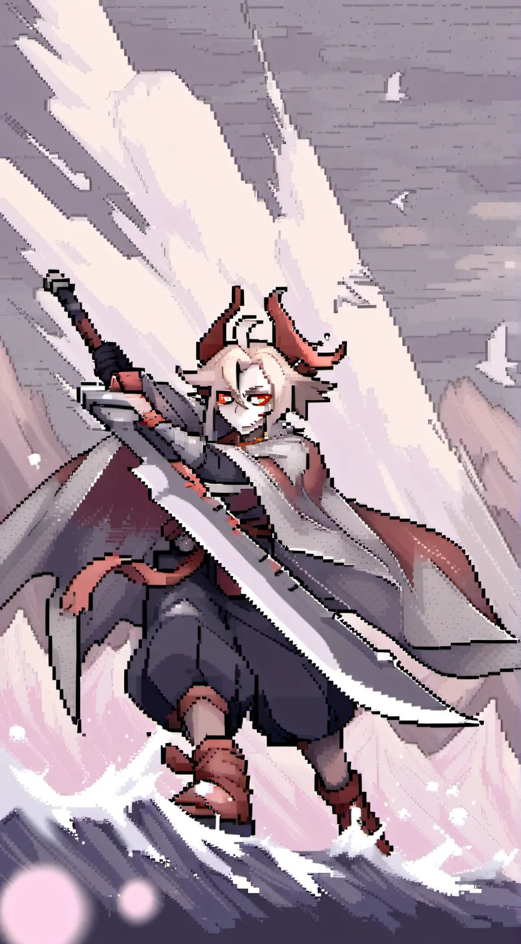 ai character: radioapple  background