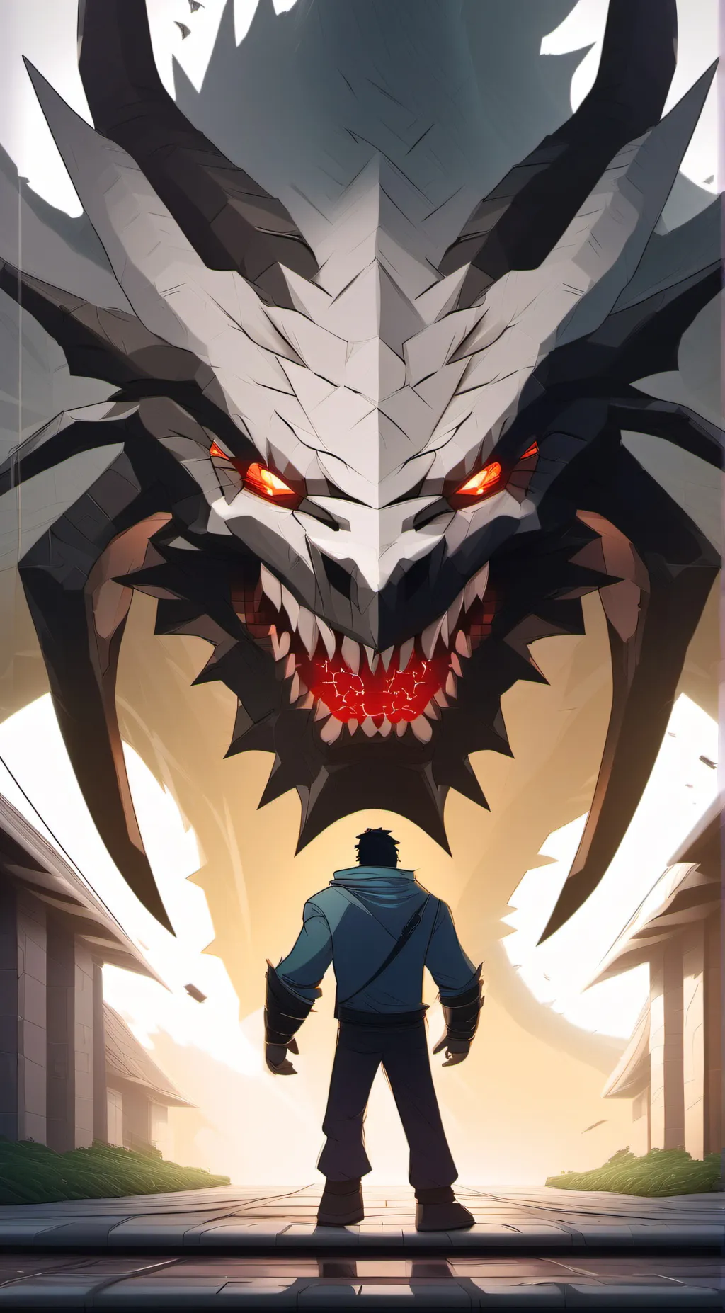 ai character: void monster background