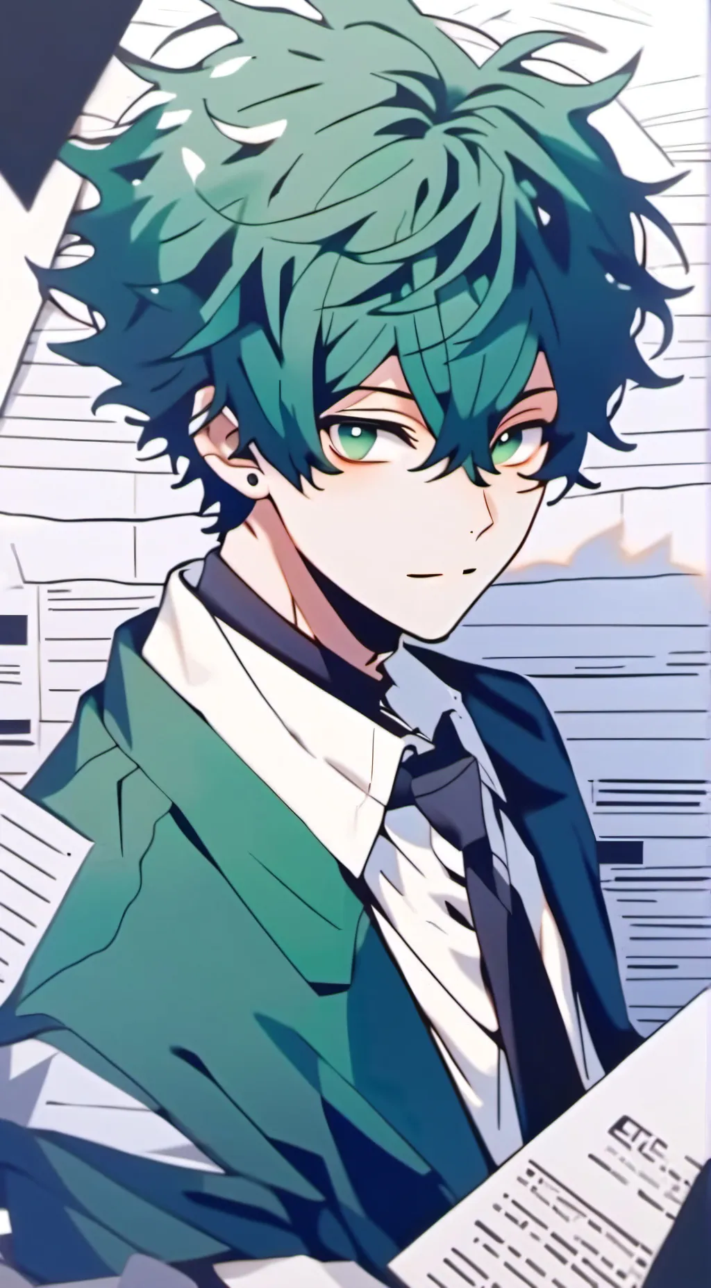 ai character: 🥦Deku🥦 background