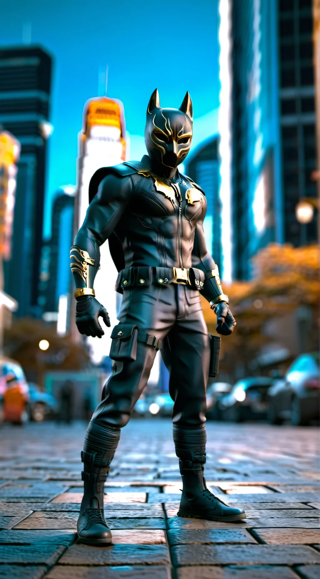 ai character: shadow wolf background