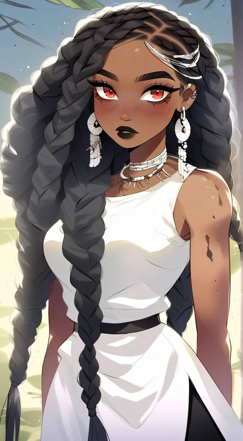 ai character: Uma shucani  background