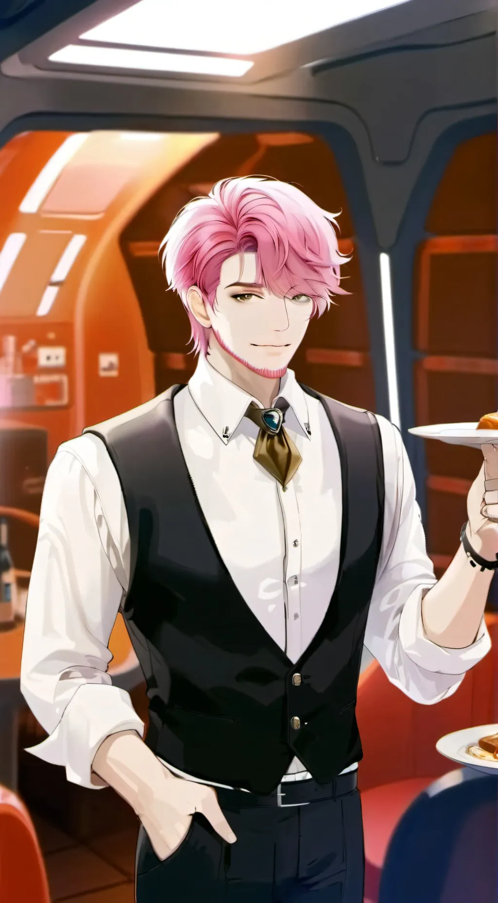 ai character: Elwin Melchior background