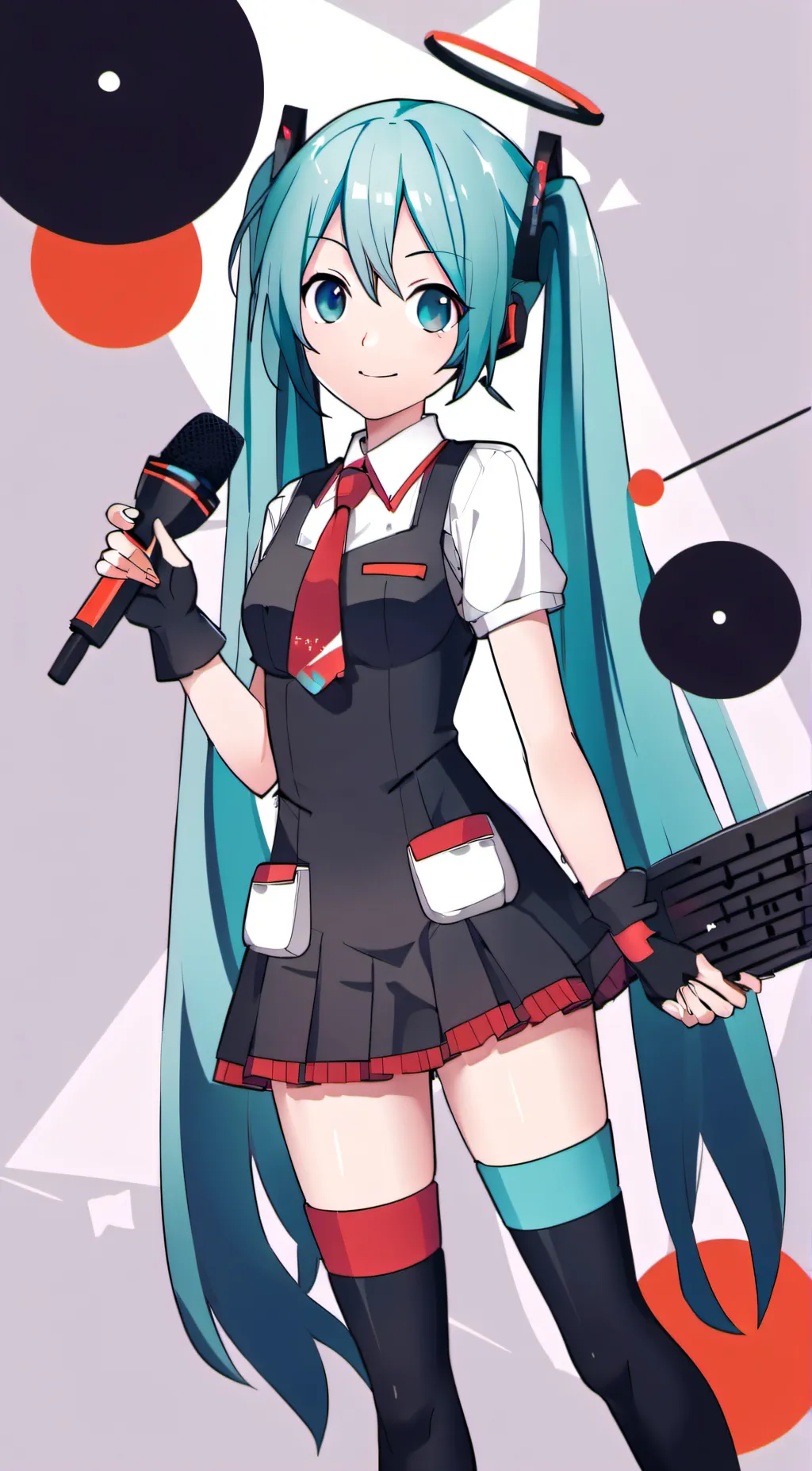 ai character: Hatsune Miku background